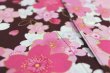 画像2: 鯉口シャツ　エンジ地桜まみれ　エンヂにもかかわらず派手系 (2)