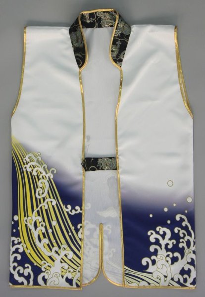 画像2: 陣羽織【昇り鯉】 (2)