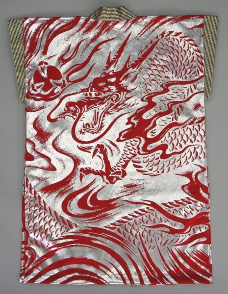 画像3: 和太鼓袖無法被【雲龍】豪華な龍の法被 (3)