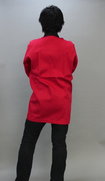 画像2: 法被専門店のカラーはっぴ（法被）　赤　レッド (2)