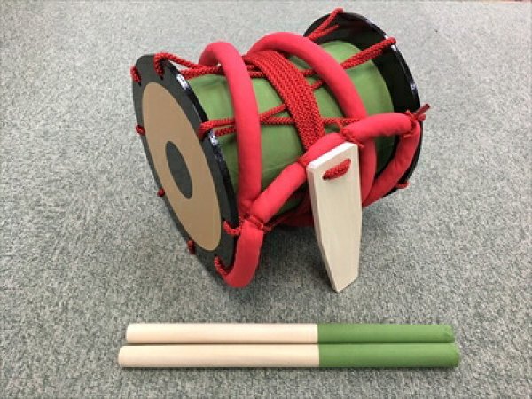 画像1: 日本の歳時記　前太鼓（稽古用　音は鳴りません） (1)