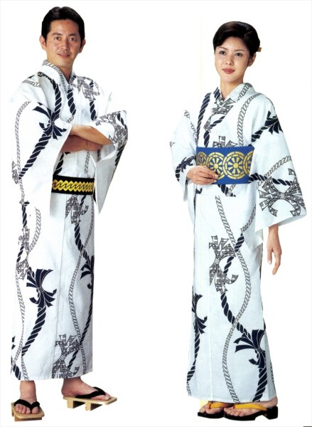 画像1: 日本の歳時記の邦楽浴衣　日舞、盆踊り、稽古、お祭りに最適なゆかたです。 (1)