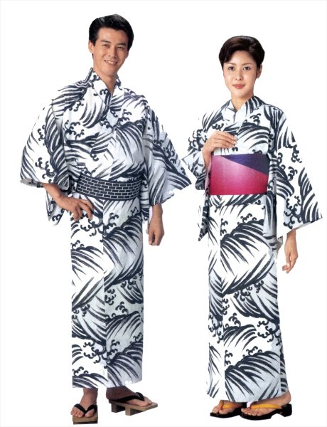 画像1: 日本の歳時記の邦楽浴衣　日舞、盆踊り、稽古、お祭りに最適なゆかたです。 (1)